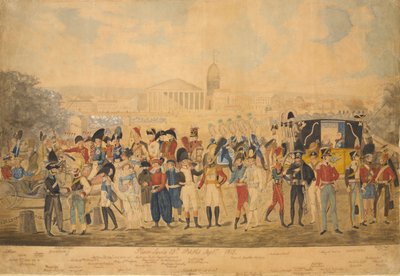 Place Louis XV, Paris, September 1815 by William Loftie
